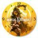 Настінний вініловий годинник Смертельна Битва, діаметр 30см UF-Clock-Mortal Kombat-2 фото