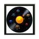 Vinyl Record Decor in a Wooden Frame Planets 14" UF-Frame-Planets-1 photo 1