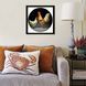 Vinyl Record Decor in a Wooden Frame Chickens 14" 74-4-1 photo 2