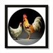 Vinyl Record Decor in a Wooden Frame Chickens 14" UF-Frame-Chickens-1 photo 1