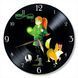 Настінний вініловий годинник Нескінченний поїзд, діаметр 30см UF-Clock-C-Infinity Train-1 фото 1