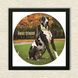 Vinyl Record Decor in a Wooden Frame Great Danes 14" UF-Frame-Great Danes-1 photo 3