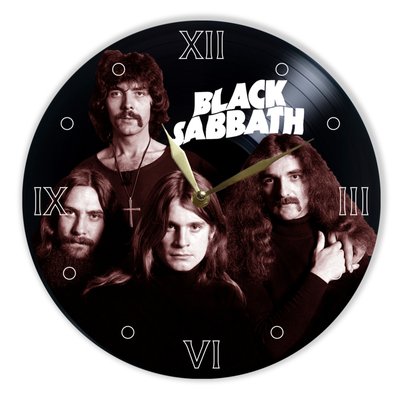 Wall Vinyl Record Clock Black Sabbath 12" UF-Clock-Black Sabbath-1 photo