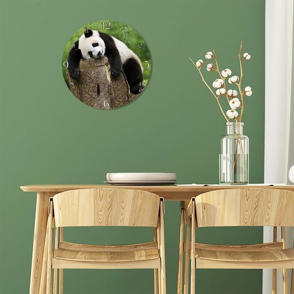 Wall Vinyl Record Clock Panda 12" 82-2-1 photo