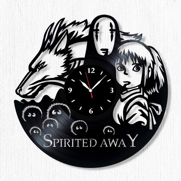 Wall Vinyl Record Clock Spirited Away 12" Vinyl-Clock-Spirited Away-2 photo