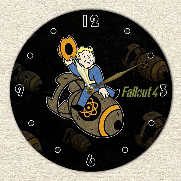 Wall Vinyl Record Clock Fallout 12" UF-Clock-Fallout-2 photo