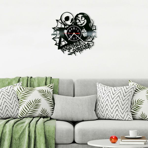 Wall Vinyl Record Clock Nightmare Before Christmas 12" Vinyl-Clock-Nightmare Before Christmas-10 photo