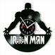 Wall Vinyl Record Clock Iron Man 12" Vinyl-Clock-M-Iron Man-5 photo 1