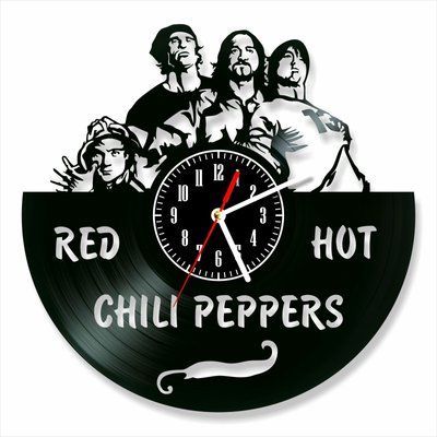 Wall Vinyl Record Clock Red Hot Chili Peppers 12" Vinyl-Clock-Red Hot Chili Peppers-3 photo
