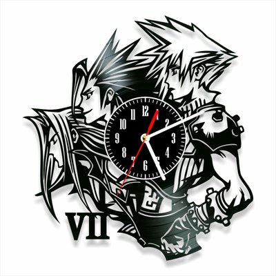 Wall Vinyl Record Clock Final Fantasy 12" Vinyl-Clock-Final Fantasy-7 photo