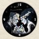 Настінний вініловий годинник Наречена Франкенштейна, діаметр 30см UF-Clock-M-Bride of Frankenstein-1 фото 3