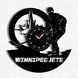 Настінний вініловий годинник Вінніпег Джетс, діаметр 30см Vinyl-Clock-Winnipeg jets-1 фото 1