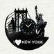 Wall Vinyl Record Clock New York 12" 31-1-2 photo
