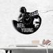Wall Vinyl Record Clock Neil Young 12" Vinyl-Clock-Neil Young-1 photo 2
