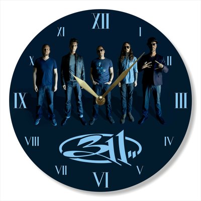 Wall Vinyl Record Clock 311 band 12" UF-Clock-311 band-2 photo