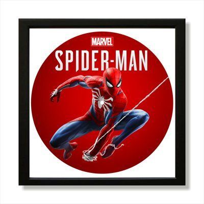 Vinyl Record Decor in a Wooden Frame Spider-Man 14" 770-4-1 photo