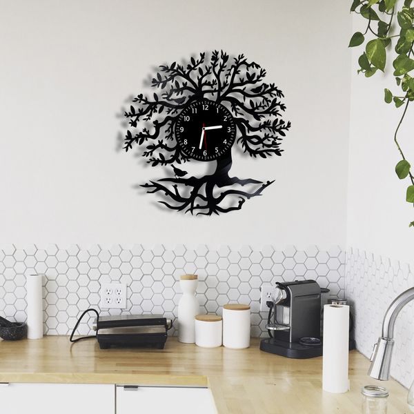 Wall Vinyl Record Clock Tree 12" Vinyl-Clock-Tree-1 photo