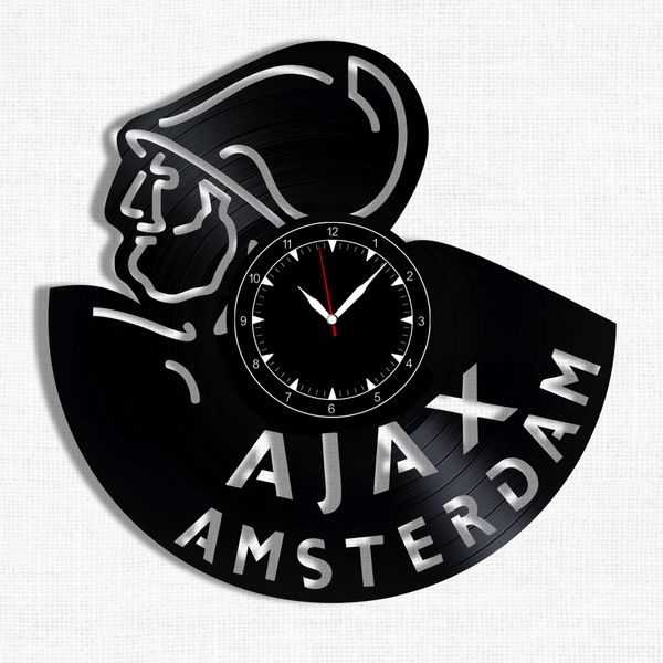 Wall Vinyl Record Clock AFC Ajax 12" Vinyl-Clock-AFC Ajax-1 photo