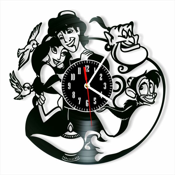 Wall Vinyl Record Clock Aladdin 12" Vinyl-Clock-C-Aladdin-2 photo