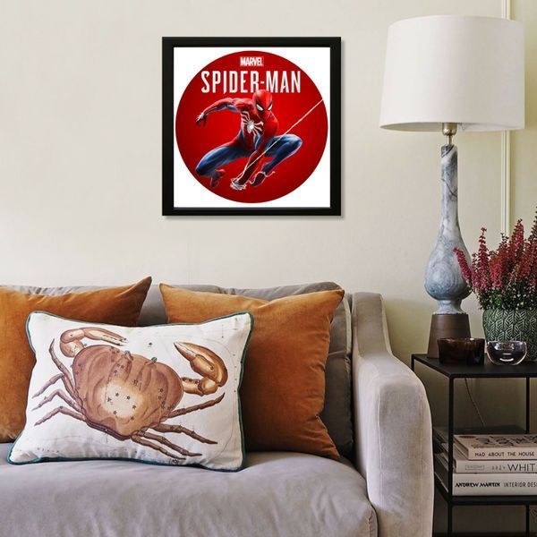Vinyl Record Decor in a Wooden Frame Spider-Man 14" 770-4-1 photo