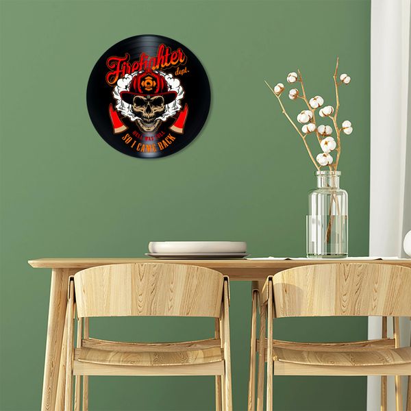 Vinyl Record Decor Firefighter 12" UF-Decor-Firefighter-2 photo