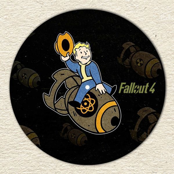 Настінний вініловий декор Fallout, діаметр 30см 253-3-1 фото