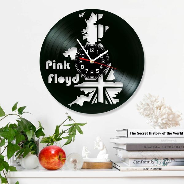 Wall Vinyl Record Clock Pink Floyd 12" Vinyl-Clock-Pink Floyd-10 photo