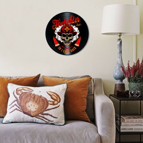 Vinyl Record Decor Firefighter 12" UF-Decor-Firefighter-2 photo