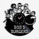 Wall Vinyl Record Clock Bob's Burgers 12" Vinyl-Clock-C-Bob's Burgers-1 photo 1