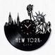 Wall Vinyl Record Clock New York 12" 31-1-3 photo