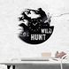 Настінний вініловий годинник Полювання, діаметр 30см 120-1-1 фото 2