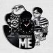 Настінний вініловий годинник Нікчемний Я, діаметр 30см Vinyl-Clock-C-Despicable Me-2 фото