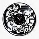 Настінний вініловий годинник Снупі, діаметр 30см Vinyl-Clock-C-Snoopy-11 фото