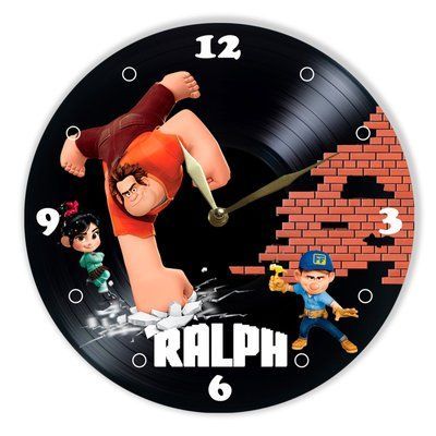 Настінний вініловий годинник Ральф, діаметр 30см UF-Clock-C-Ralph-1 фото