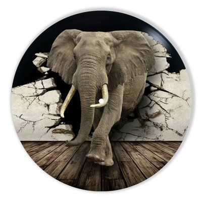 Vinyl Record Decor Elephant 12" 77-3-1 photo