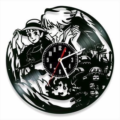 Настінний вініловий годинник Студія Ґіблі, діаметр 30см Vinyl-Clock-Studio Ghibli-4 фото