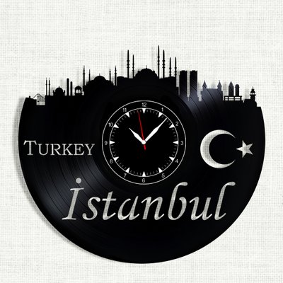 Wall Vinyl Record Clock Istanbul 12" Vinyl-Clock-Istanbul-1 photo