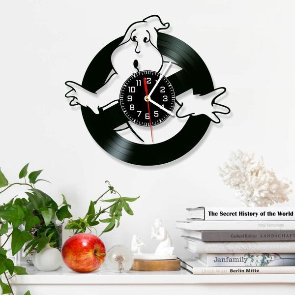 Wall Vinyl Record Clock Ghostbusters 12" Vinyl-Clock-M-Ghostbusters-1 photo