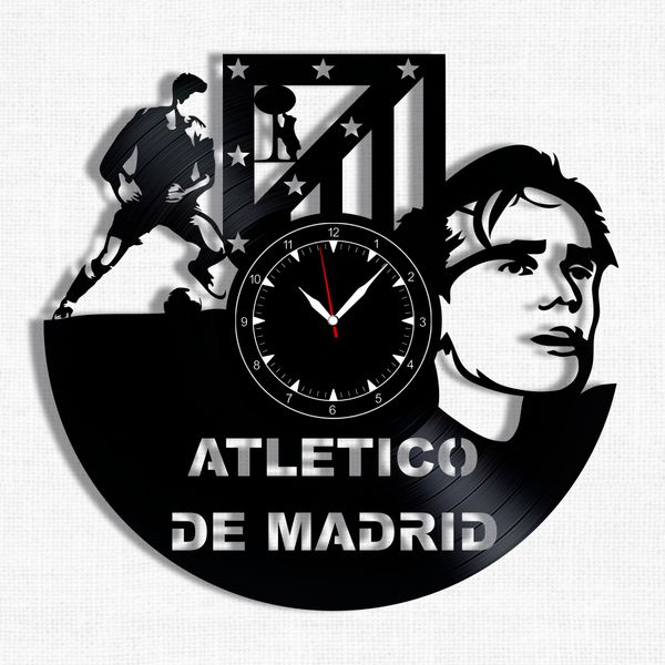 Wall Vinyl Record Clock Atlético de Madrid 12" Vinyl-Clock-Atlético de Madrid-1 photo