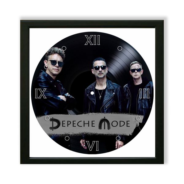 Vinyl Record Decor in a Wooden Frame Depeche Mode 14" UF-Frame-Depeche Mode-2 photo