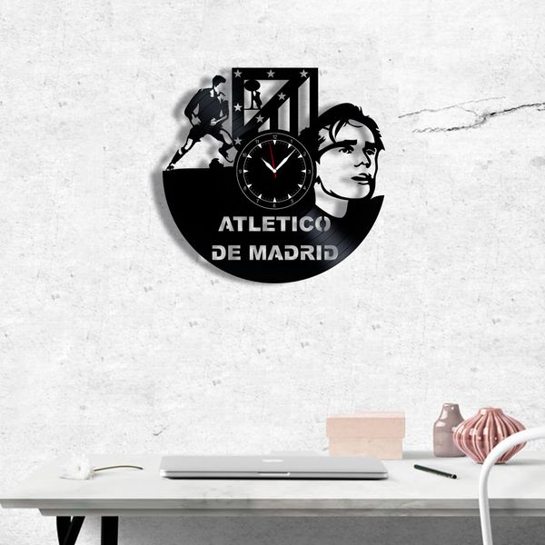 Wall Vinyl Record Clock Atlético de Madrid 12" Vinyl-Clock-Atlético de Madrid-1 photo