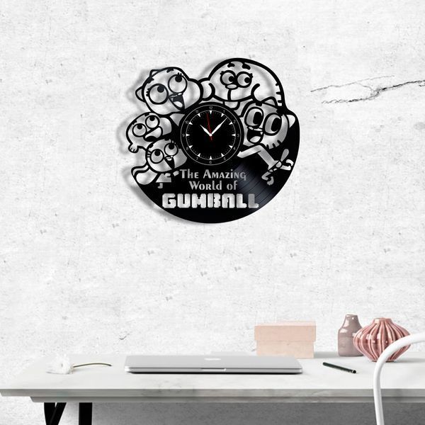 Wall Vinyl Record Clock The Amazing World of Gumball 12" Vinyl-Clock-C-The Amazing World of Gumball-1 photo