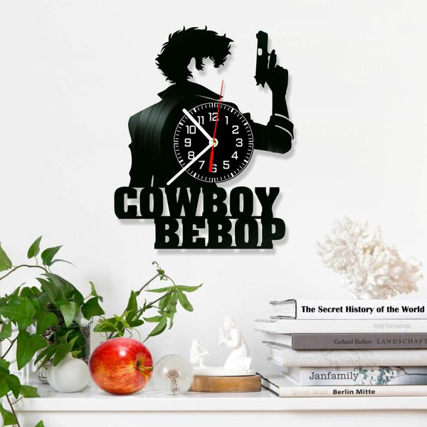 Wall Vinyl Record Clock Cowboy Bebop 12" Vinyl-Clock-Cowboy Bebop-1 photo