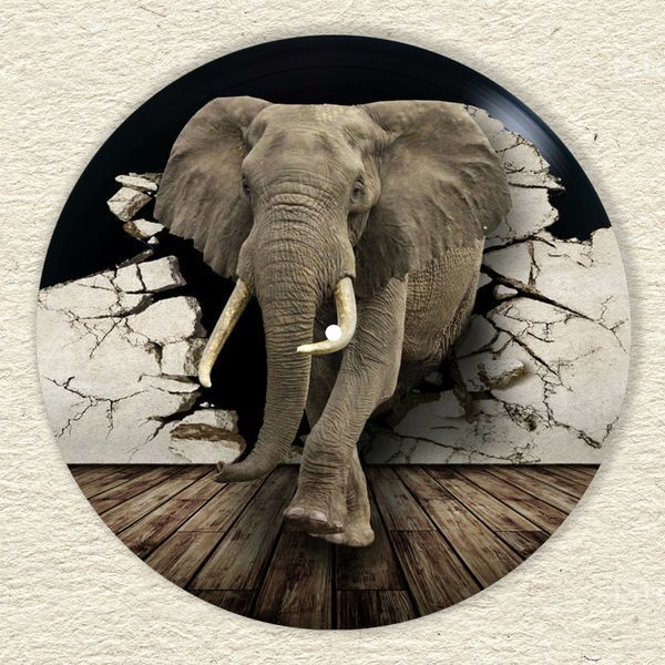 Vinyl Record Decor Elephant 12" 77-3-1 photo
