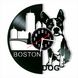 Wall Vinyl Record Clock Boston Terrier 12" Vinyl-Clock-Boston Terrier-1 photo 1