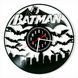 Настінний вініловий годинник Бетмен, діаметр 30см Vinyl-Clock-Batman-10 фото