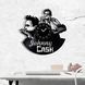 Wall Vinyl Record Clock Johnny Cash 12" Vinyl-Clock-Johnny Cash-1 photo 2