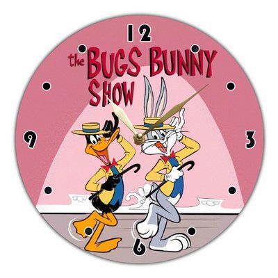 Настінний вініловий годинник Шоу Багза Банні, діаметр 30см UF-Clock-C-The Bugs Bunny Show-2 фото