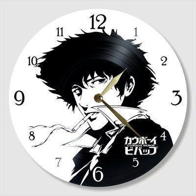 Настінний вініловий годинник Ковбой Бібоп, діаметр 30см UF-Clock-Cowboy Bebop-2 фото