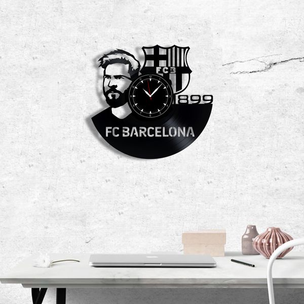 Wall Vinyl Record Clock FC Barcelona 12" Vinyl-Clock-FC Barcelona-1 photo